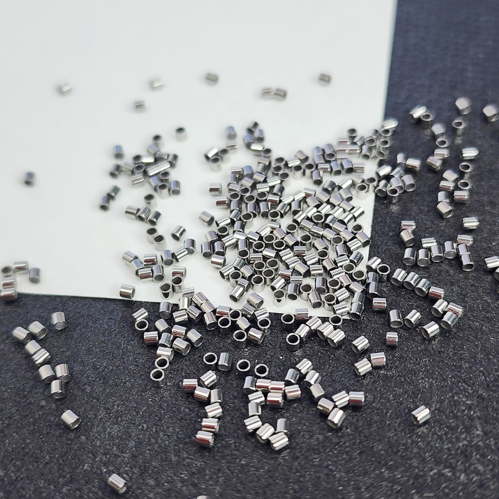 Кримп 1.5мм, сталь, крепко держит, зажимная бусина для троса