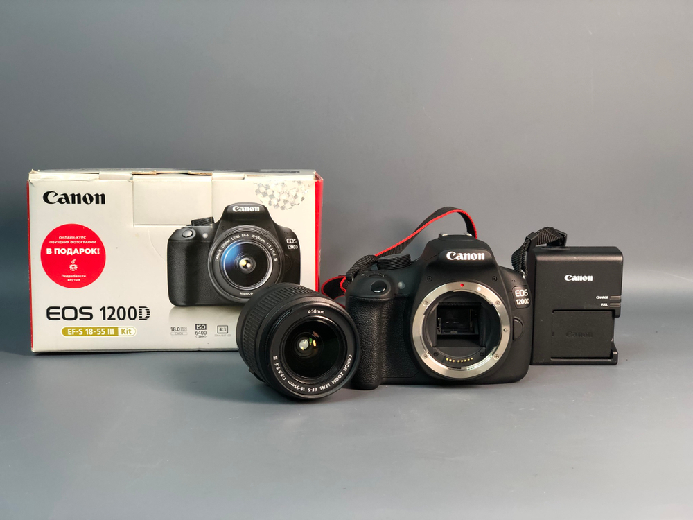 Canon 1200D Kit 18-55mm 3.5-5.6 III 2.000 кадров