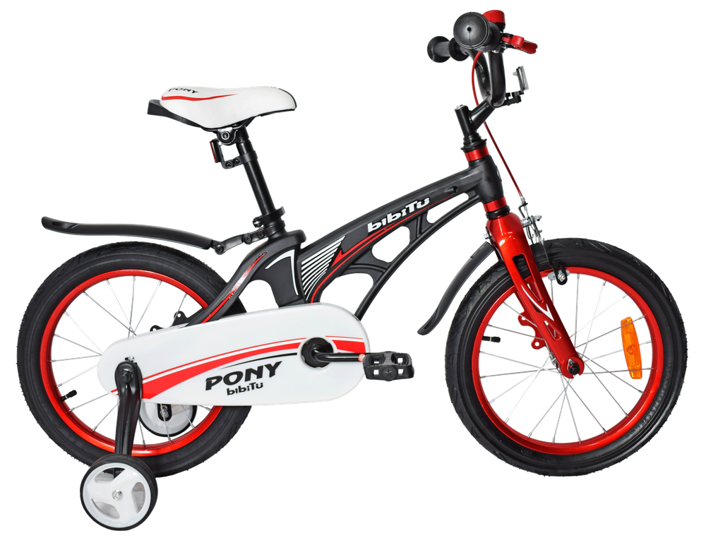 Велосипед 16" BIBITU PONY, черный