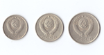 20,15,10 копеек 1985 г. Набор 3 шт. XF