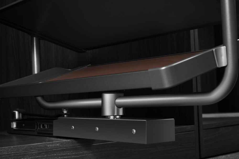 Вращающаяся полка для обуви, 685x355x(1630-1830), 10 уровней