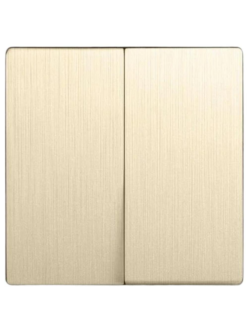 Выключатель 2-клавишный черный матовый Werkel WL10-SW-2G