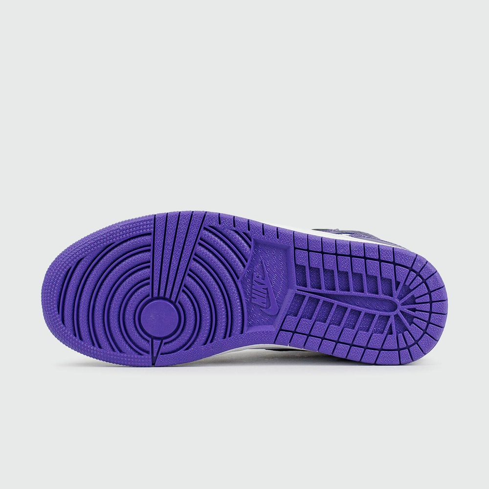 Кроссовки Air Jordan 1 High Purple Black / White