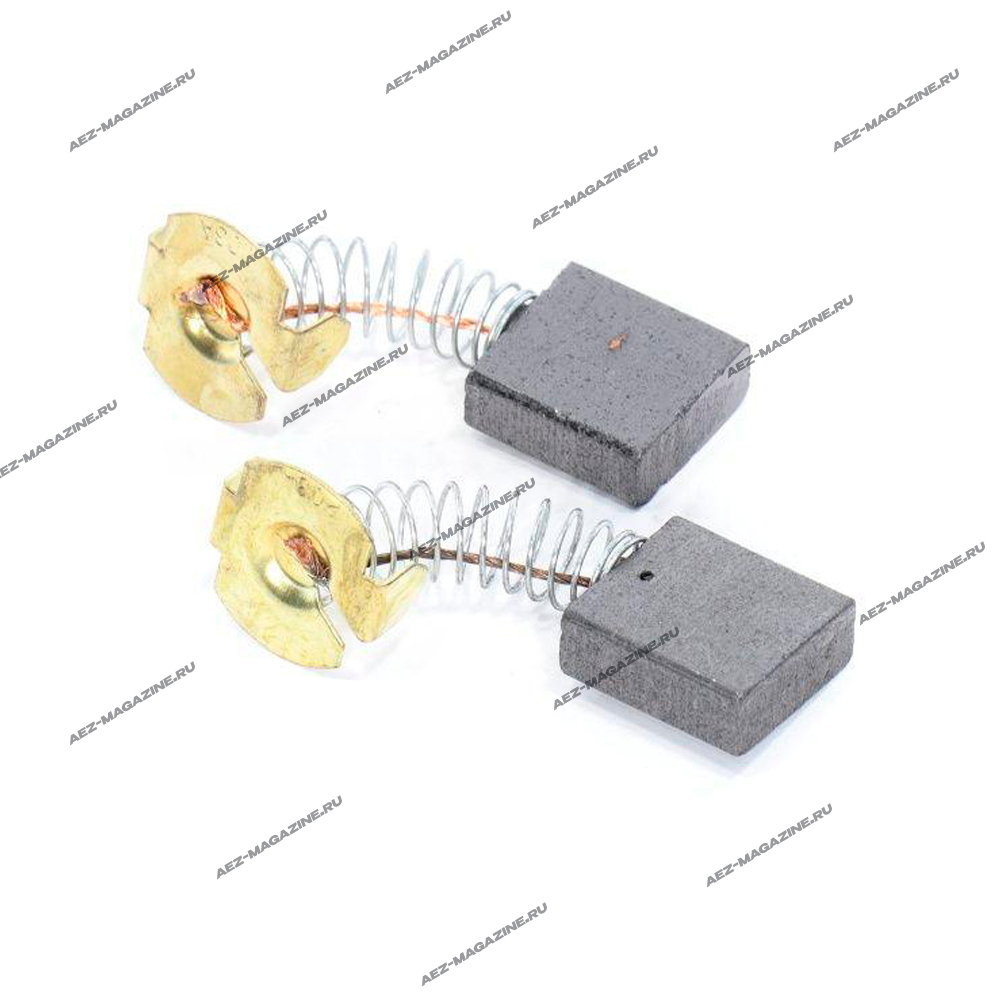 Электроугольная щетка 7х17х18 Пружина, пятак-уши(для МАКИТА СВ-203\204А) в коробочке