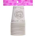 Стакан бумажный 0,2л в наборе 10 шт «Чайная роза»