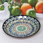 Фруктовница 25см микс Риштанская Керамика