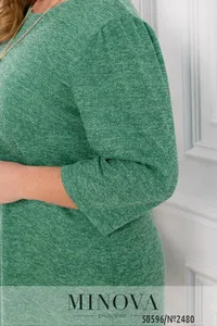 Платье 2480-зеленый Minova