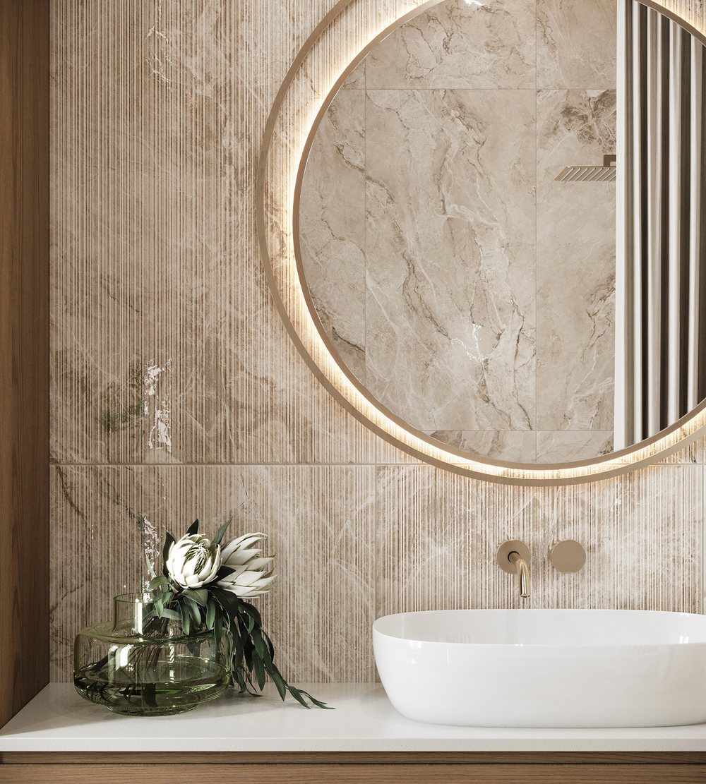 Керамогранит, Arcadia Ceramica, BOLIVIA SAND DECOR, 1200x600 мм, карвинг