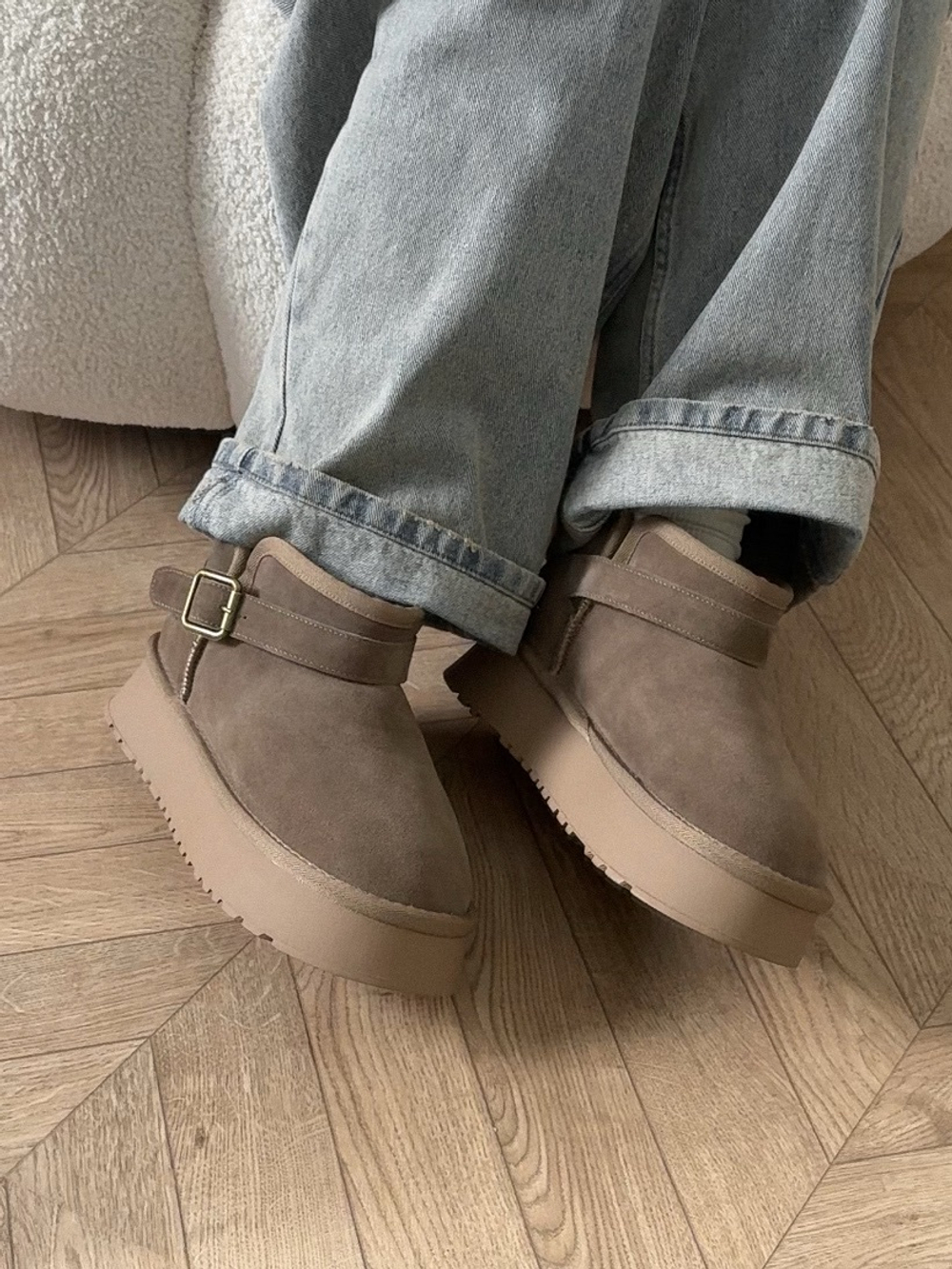 Угги из натуральной замши