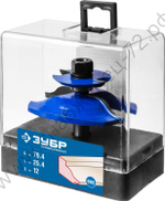 ЗУБР 79,4x25.4мм, хвостовик 12мм, фреза фигирейная двухсторонняя