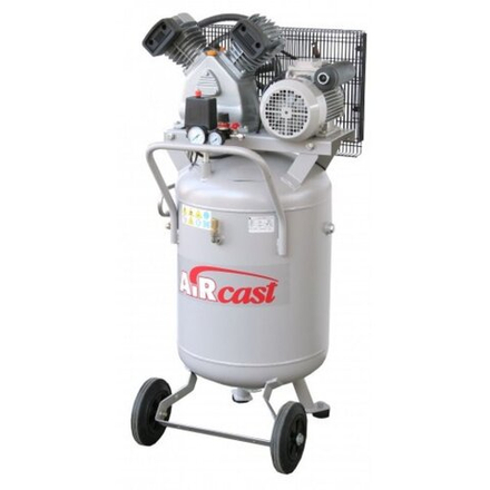 Компрессор поршневой вертикальный 100.LB30В REMEZA (Белоруссия): 420 л/мин., 10 бар, ресивер 100 л., 2,2 кВт, 380В, габариты без упак. 630x540x1240 мм, 100 кг.