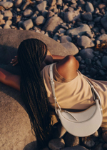 Сумка Polene Numero Dix EDITION TEXTURED CHALK