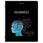 Тетрадь предметная "STARLIGHT" 48 л., глянцевый УФ-лак, ИНФОРМАТИКА, клетка, BRAUBERG, 404526