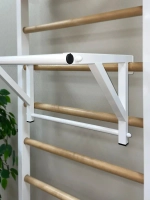 Турник на шведскую стенку, узкий хват (Белый)