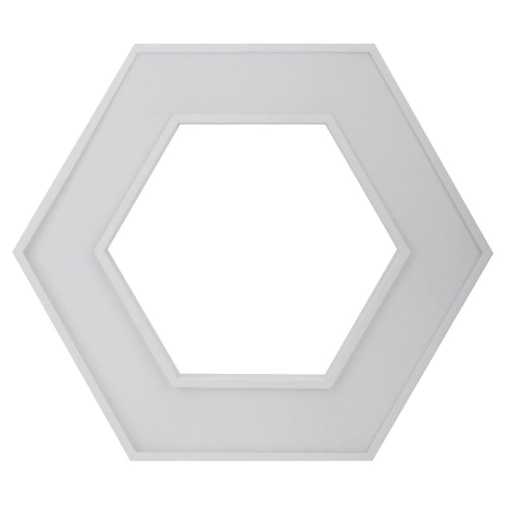 Светильник LED ЭРА Geometria SPO-124-W-40K-051 Hexagon 51Вт 4000К 4000Лм 800*800*80 белый подвесной драйвер внутри | Декоративные светильники Geometria