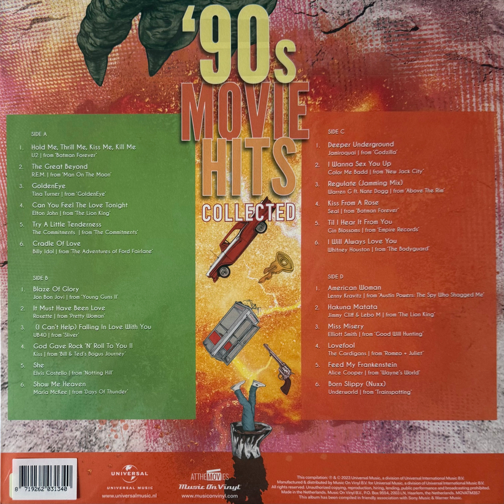 Виниловая пластинка Сборник 90s Movie Hits Collected 2LP