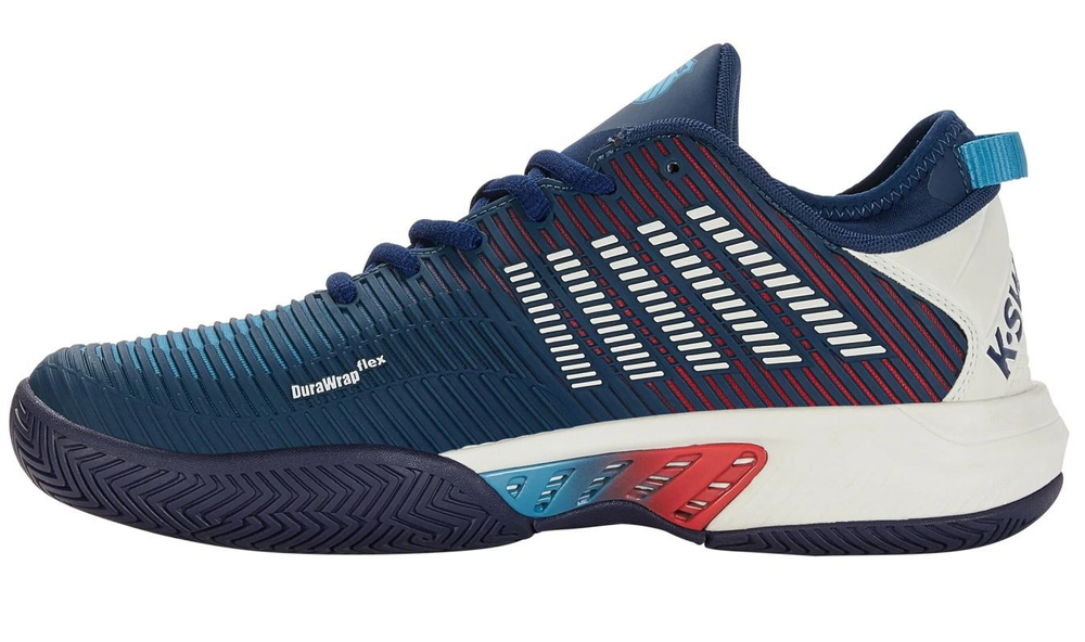 Теннисные кроссовки K-Swiss Hypercourt Supreme - blue opal/blanc de blanc/lollipop