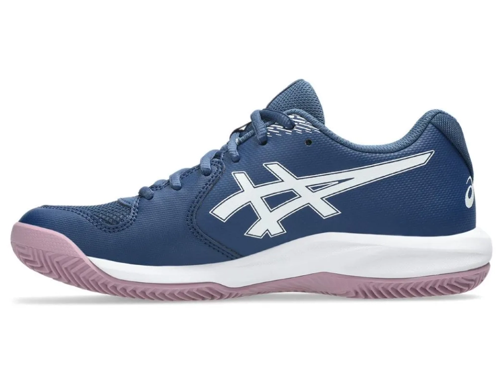 Женские Кроссовки теннисные Asics Gel-Dedicate 9 Clay - independence blue/white