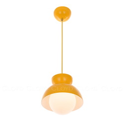 Подвесной светильник Cloyd ERMA-A P1 / Ø20 см - желтый (арт.11339)