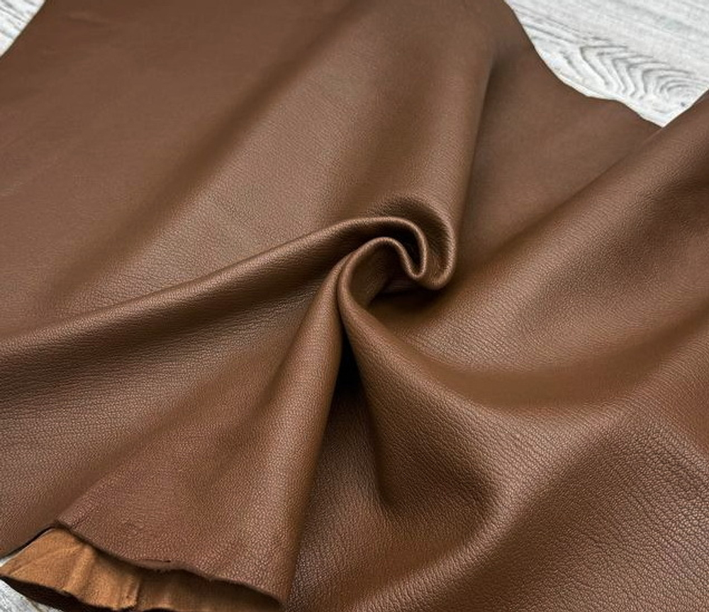 Amelie Milk Choco (1,4-1,6 мм), цв. Коричневый, натуральная кожа козы