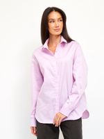 Рубашка 22954 розовый сатин