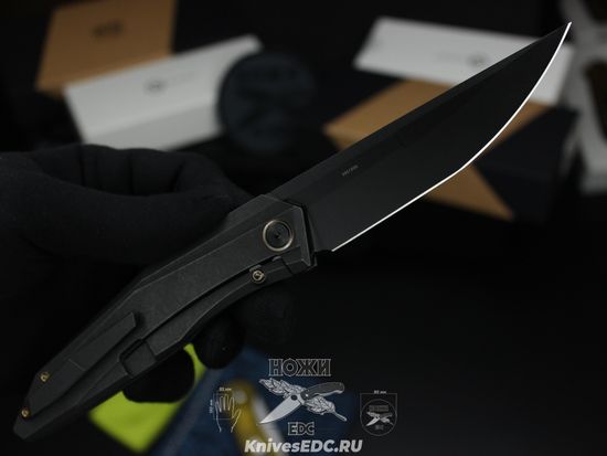 Нож складной WE Knife Cybernetic WE22033-1 сталь клинка CPM-20CV, рукоять титан