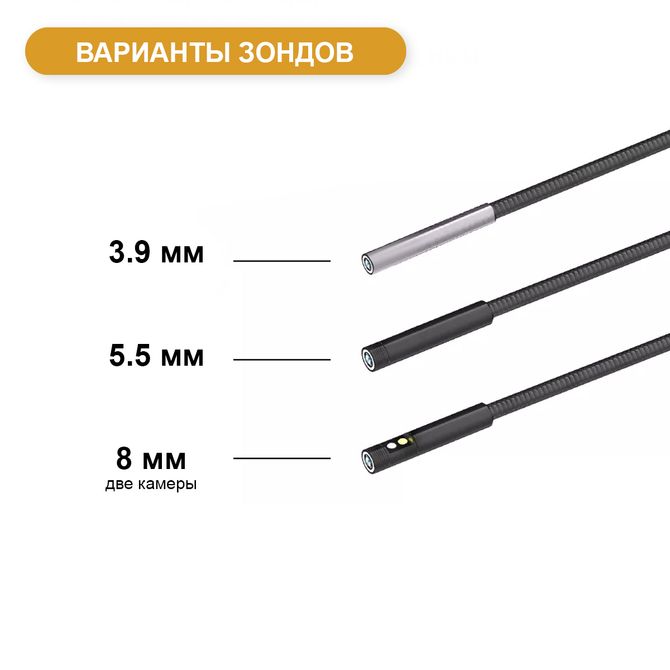 ICARTOOL (IC-V112C) Видеоэндоскоп промышленный, 3,9 мм