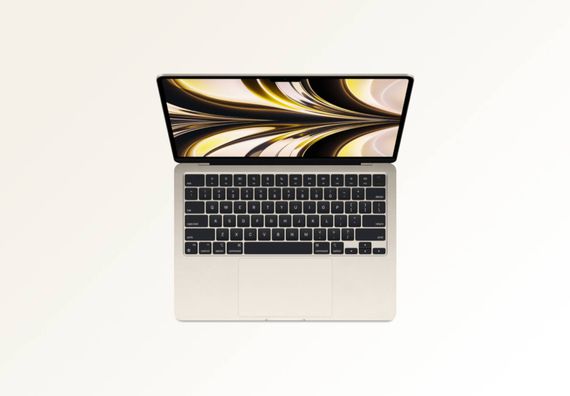 Ноутбук Apple MacBook Air 13.6" (M2, 8 Gb, 512 Gb SSD) Старлайт (MLY23)