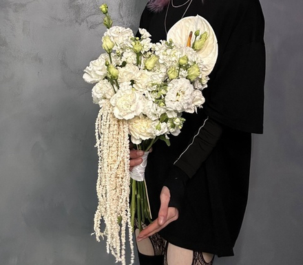 Букет невесты Белоснежная загадка