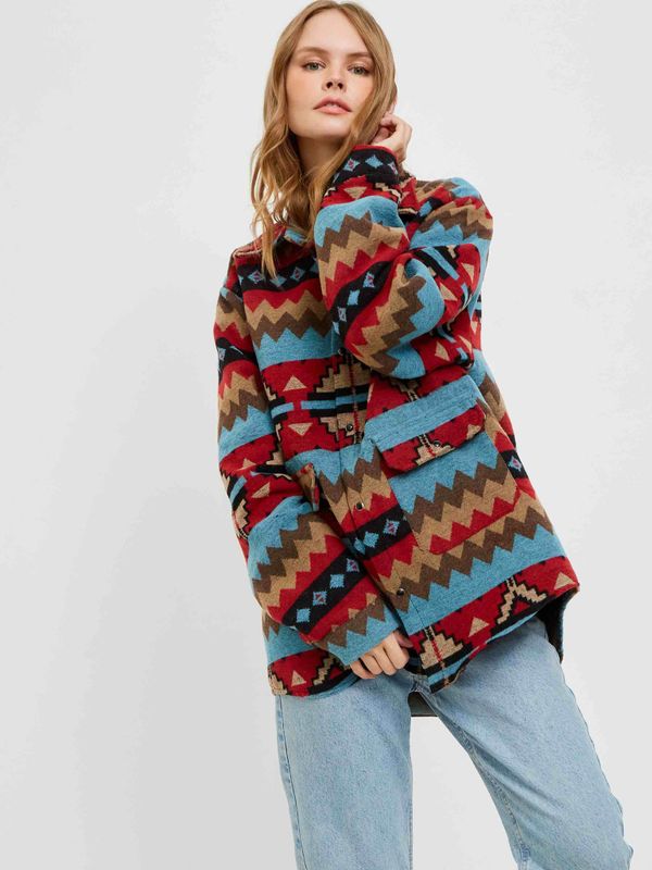 Рубашка Этно красно-синяя - фото 13