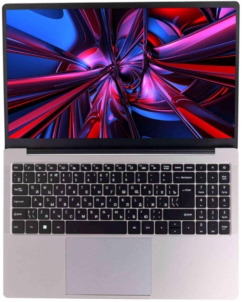 Ноутбук  HIPER OFFICE HLP 15.6 ", Core i5, 8 Гб RAM, 256 Гб SSD, Iris Xe Graphics, Серый