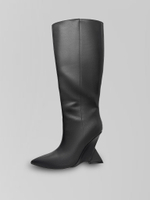 Сапоги Araz N870 кожаные однотонные на каблуке