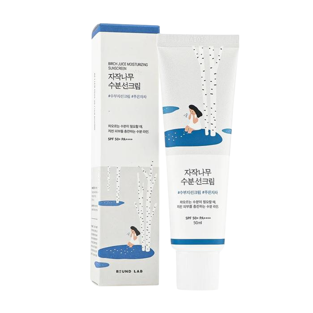 ROUND LAB - СОЛНЦЕЗАЩИТНЫЙ КРЕМ ДЛЯ ТЕЛА УВЛАЖНЯЮЩИЙ С БЕРЁЗОВЫМ СОКОМ BIRCH JUICE MOISTURIZING SUNSCREEN SPF50+ PA++++, 50 МЛ