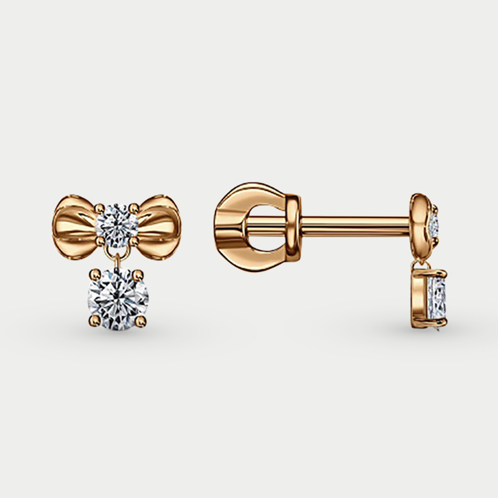 Серьги золотые