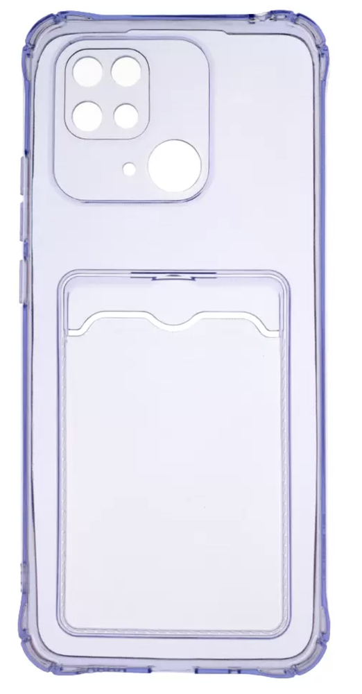 Накладка Xiaomi 10 Card Holder с выталкивателем карты Zibelino сиреневый