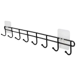 Вешалка 8 крючков, для кухонных аксессуаров, Самоклеющиеся, MAGIC MR-04