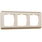 Рамка на 3 поста Stream (шампань) W0032111