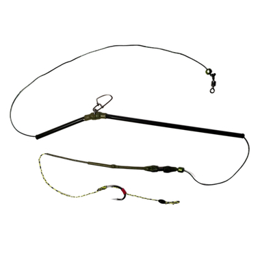 Поводок оснащ. Bogos Фидерная Бойловая 1шт Кр.№01 с противозакручивателем