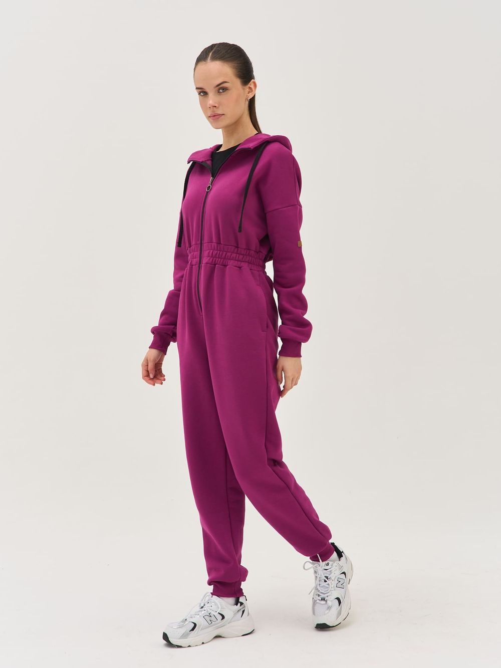 Комбинезон оверсайз "Слива" женский утепленный