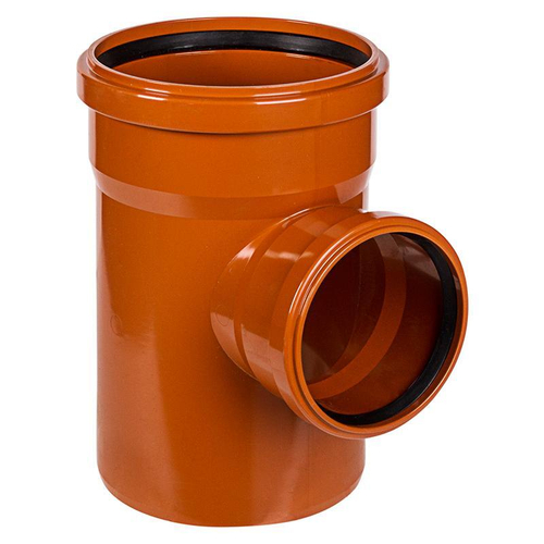 ТРОЙНИК ПРЯМОЙ VALFEX НАРУЖ/КАНАЛ 160Х110Х87*НК РЫЖАЯ