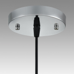 8049/1A SUSPENTIONI LN25 308 хром/прозрачный металл/стекло Подвесной светильник E27 1*60W 220V MANOLA