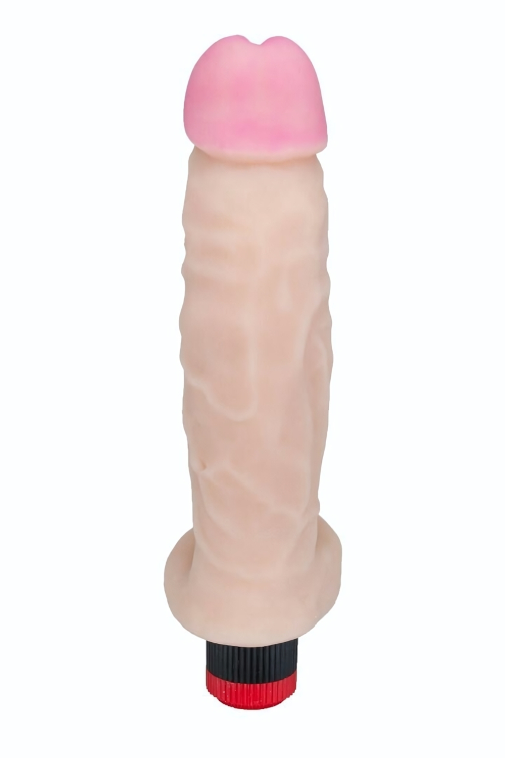 Большой вибратор-реалистик - 25,7 см. (Цвет: телесный)