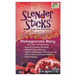 NOW Foods, Real Food, Slender Sticks™, со вкусом граната и ягод, 12 стиков по 4 г (0,14 унции)