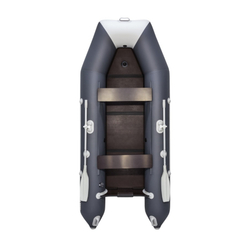 Лодка ПВХ АКВА 3200 СК со стрингерами  графит/ светло-серая