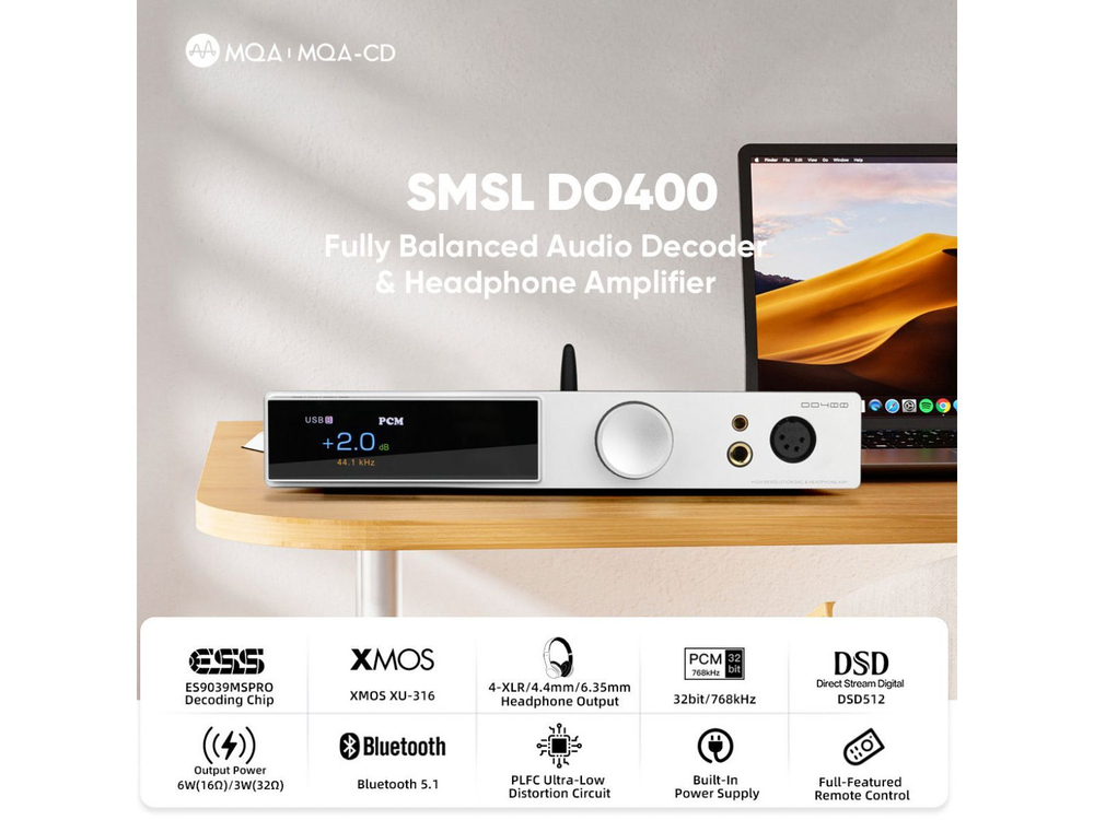 ЦАП/усилитель для наушников SMSL DO400