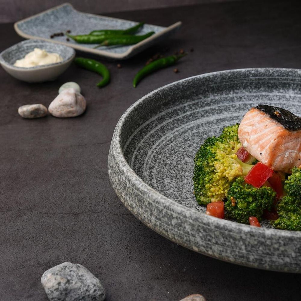 Салатник 830 мл d 23,3 см h5,5 см Stone Untouched Taiga P.L. Proff Cuisine [1]