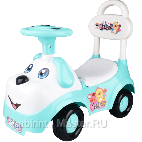 Детский толокар/каталка  "MalinaBay НТ-5513" голубой