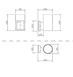Светильник на штанге Maytoni Rando O419WL-01B