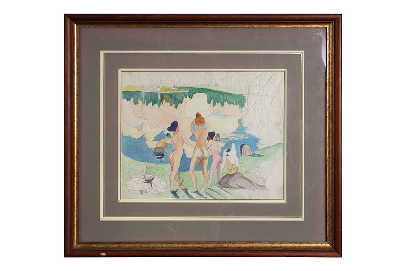 Григорьев Николай Михайлович (1880-1943) Купальщицы, вторая половина 1910-х годов