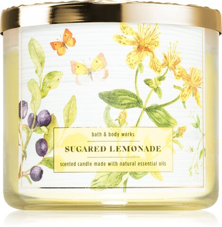Bath & Body Works Sugared Lemonade - ароматическая свеча /   411  g  / GTIN 667556406733